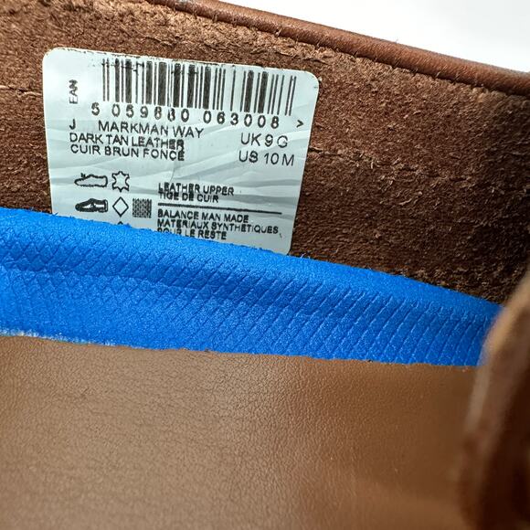 CLARKS Cognac Brown Markman Way Loafer // 10 - Picture 11 of 12